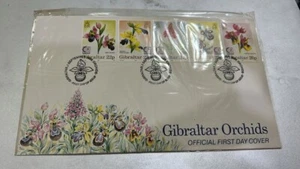 Gibraltar 1995 fdc orchids first day cover - Picture 1 of 2