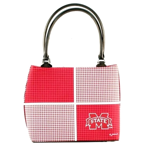 NCAA MISSISSIPPI STATE BULLDOGS 4 Block Fashion Purse Bag Handbag NEW Cover