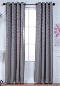 Adrian 54" X 84" Woven Window Curtain with Metal Grommets by Stylemaster® - Picture 1 of 21