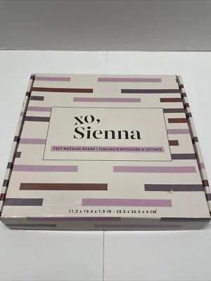 XO Sienna Felt Message Board 189 Letters etc, 11.2" x 10.4" New NIB - Image 1 of 4