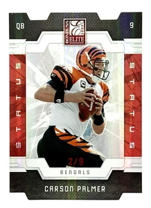 2009 Donruss Elite Status #20 Carson Palmer /9 Cincinnati Bengals - Picture 1 of 2