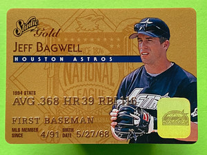 1995 Donruss Studio Gold Jeff Bagwell #2