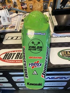 parafango posteriore Ufo Kawasaki Kx 125 / 250 2003 - 2008 verde - Foto 1 di 5