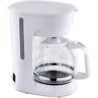 Mainstays 12 Cup White Coffee Maker with Removable Filter Basket (Free Shipping) photo