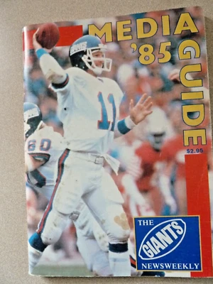 Guía de medios de los New York Giants 1985 Foto 1 de 3