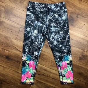 Leggings Evolution And Creation Mujer Talla XL Negro Blanco Colorido Floral Inferior - Imagen 1 de 7