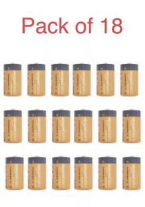 Amazon Basics D Cell 1.5 Volt Everyday Alkaline Batteries Pack of 18
