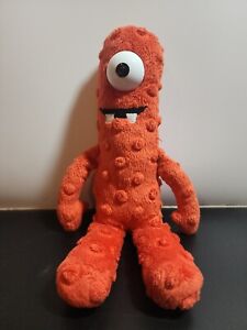 TY Beanie Babies Yo Gabba Gabba Muno Plush Red Monster Stuffed Animal