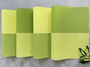 4PCS Placemats Lime/Green, Heat-Resistant, Non-Slip, Dining Table Decoration - Picture 1 of 3
