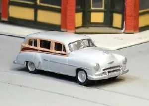 HO 1:87 Modelos a Escala Sylvan # V-164 1952 Chevy Station Wagon KIT - Imagen 1 de 1