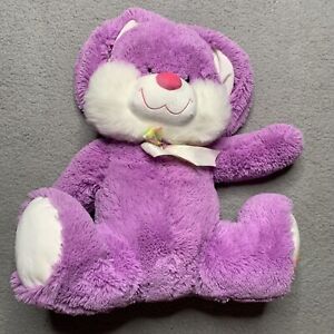 Giant Bunny 28” Plush Rabbit Stuffed Animal Purple Carrot Foot DanDee No Tag