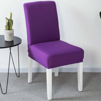 1/4/6pcs Dining Room Chair Covers Seat Slipcover for Kitchen Wedding Party Decor - Изображение 1 из 4