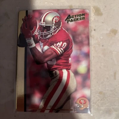 1992 Action Packed Rookie Update Football Card #59 Jerry Rice - Image 1 of 2