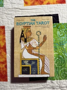 The Egyptian Tarot and Book Set Paperback - Foto 1 di 5