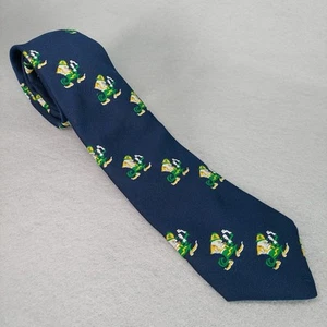 Vintage Notre Dame Necktie Fighting Irish Official Bookstore Campus Exclusive - Picture 1 of 16