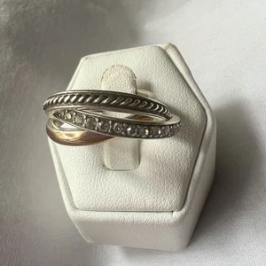 Brighton NEPTUN’S RINGS TRIO Set mit drei Ringen gestapelt Größe 6 - Bild 1 von 14