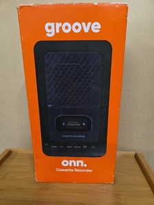 ONN Groove Cassette Recorder Built-in & External Microphones (100008728) - Picture 1 of 10