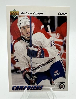 1991-92 Upper Deck #379 Andrew Cassels Montreal Canadiens - Image 1 of 2