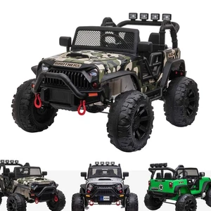 Kids 24V Jeep Wrangler Style Off Road Electric Ride On Car - Picture 1 of 13