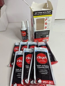 Kit de recarga de tintorería Dryel en casa - 8 paños - liberador de arrugas - pluma de manchas NUEVO - Imagen 1 de 6
