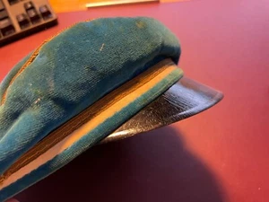 Studentika Kopfcouleur / Mütze; gold-weiß-blau unbekannte Verbindung Landesvater - Bild 1 von 3