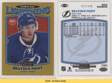 2016 O-Pee-Chee Platinum Retro Gold Rainbow /149 Brayden Point #R-78 Rookie RC
