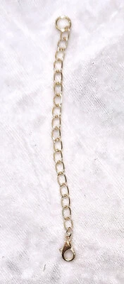 3-1/2" Collar Pulsera Cadena Extensor Extensión cada 6 colores más acero inoxidable Foto 1 de 2