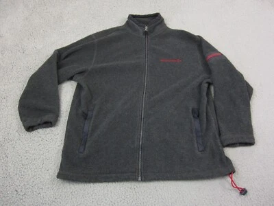 Suéter Abercrombie & Fitch Adolescentes Extra Grande XL Gris Años 90 Cremallera Completa Niños Jóvenes Foto 1 de 4