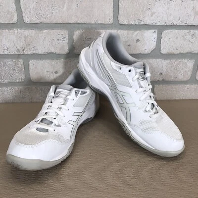 Asics Gel Rocket Women's 8.5 1072A056 White on White Running Shoes Sneakers - Image 1 of 4