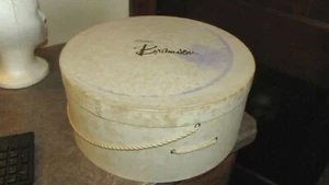 Bromson vintage per cappello a tesa larga scatola portaoggetti manico in corda - Foto 1 di 2
