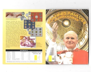 VATICAN CITY PROBE SET 1 CENT-2 EURO 2004 John Paul II 8 COINS UNC In Folder. B8 - Picture 1 of 3
