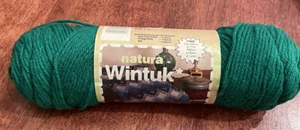 Vtg Natura Wintuk Yarn 3.6 oz Skein Green#948 Dupont Orlon Acrylic Christmas - Picture 1 of 4