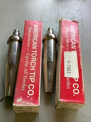 2 Oxweld Style AMERICAN TORCH TIP  Model 1502-6 CUTTING TIP SIZE 6 - Image 1 of 4