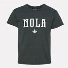 Koszulka NOLA dla dzieci | Młodzieżowa koszulka NOLA | Koszulka NOLA | Fleur de Lis, Nowy Orlean
