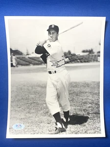 DUKE SNIDER HOF SIGNED VINTAGE B/W PHOTO BROOKLYN DODGERS 8x10 PSA DNA - Picture 1 of 3