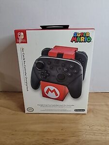 Nintendo Switch Joy Con Pro Controller Charging Dock Super Mario Edition RARE