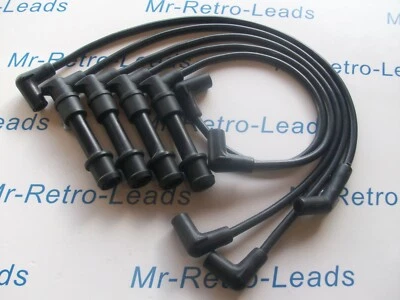 BLACK 8MM PERFORMANCE IGNITION LEADS FOR THE LOTUS ELAN 1.6i NONE TURBO 16V M100 - Image 1 of 2