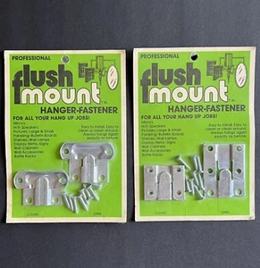 2 Pair Of L&M Metal Products Professional Flush Mount Hanger Fastener USA Made - Picture 1 of 2