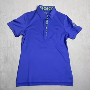 NWT Peter Millar Shirt Women's XS Wicking Collar V-Neck Zurich Classic Golf - Picture 1 of 9