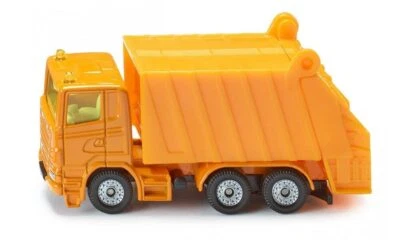 0811 Camion Poubelle Métal/plastique Orange voiture jouet pour enfants Benne ... - Image 1 of 3