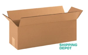 50 ~ 18x6x6" Corrugated Kraft Cardboard Cartons Shipping Packing Box Boxes - Picture 1 of 3