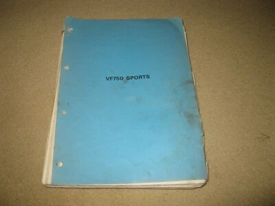 Genuine OEM Honda Motorcycle Workshop Service Manual Bluey VF750 Sports - Image 1 of 2