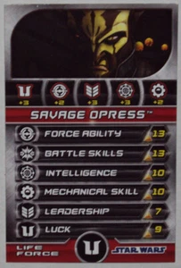 Star Wars Galactic Battle Game Card Savage Opress Armor 2012 - Picture 1 of 2