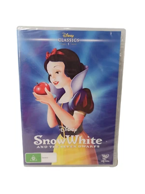 Snow White & The Seven Dwarfs DVD Animation Disney Drama Adventure R4 Brand New - Image 1 of 4