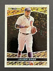 JAVIER BAEZ 2021 Topps Update Topps Black Gold Insert BG-18 Cubs - Picture 1 of 2