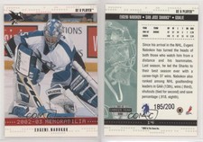 2002-03 ITG Be A Player Memorabilia Ruby /200 Evgeni Nabokov #14