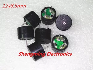 10pz Cicalino Passivo Universale Impedenza Elettromagnetica 16ohm AC 2KHz 3V 5V 12V - Foto 1 di 1