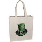 'Traditional Irish Hat' Premium Canvas Tote Bag (ZX00025412)