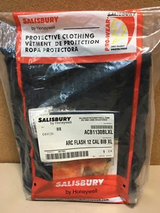 Salisbury ACB1130BL 12 cal/cm2 PRO-WEAR Flash Protection Bib Overalls Size XL - Picture 1 of 1