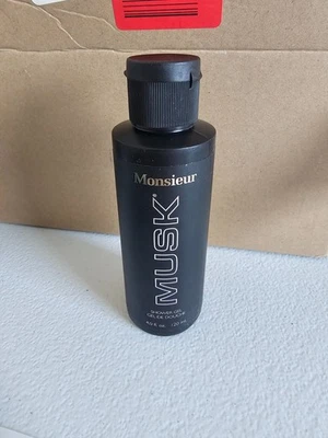 Gel de ducha Monsieur Musk - NUEVO - 4 OZ / 120 ml - ENVÍO RÁPIDO Foto 1 de 3